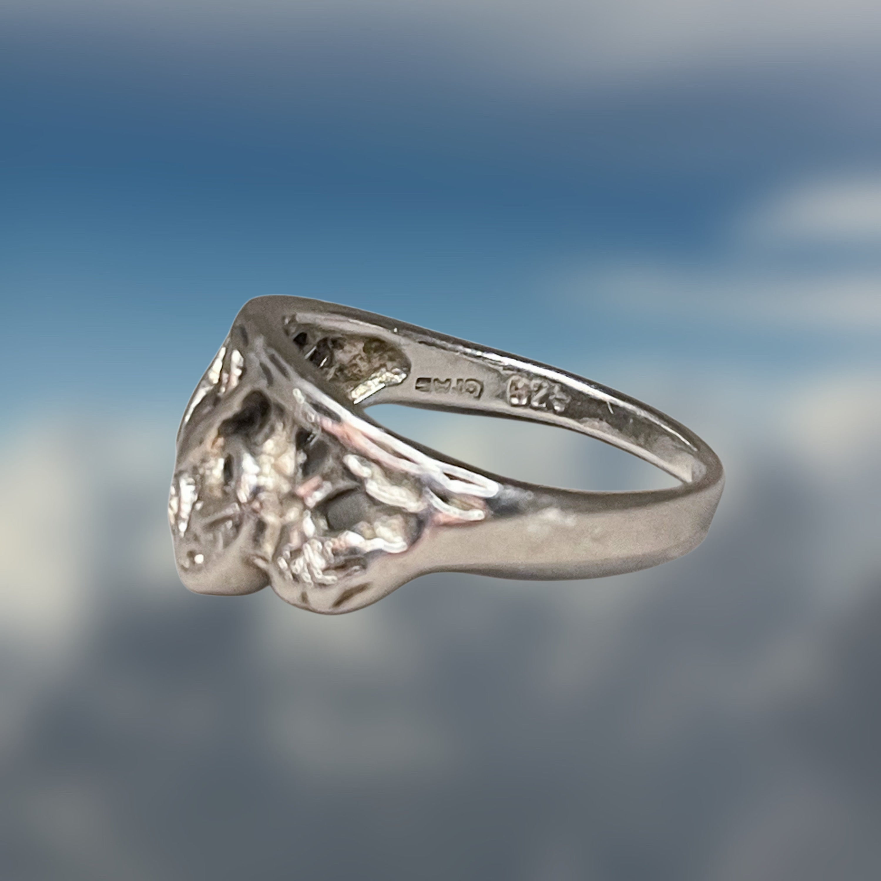 Vintage Elephant Ring 925