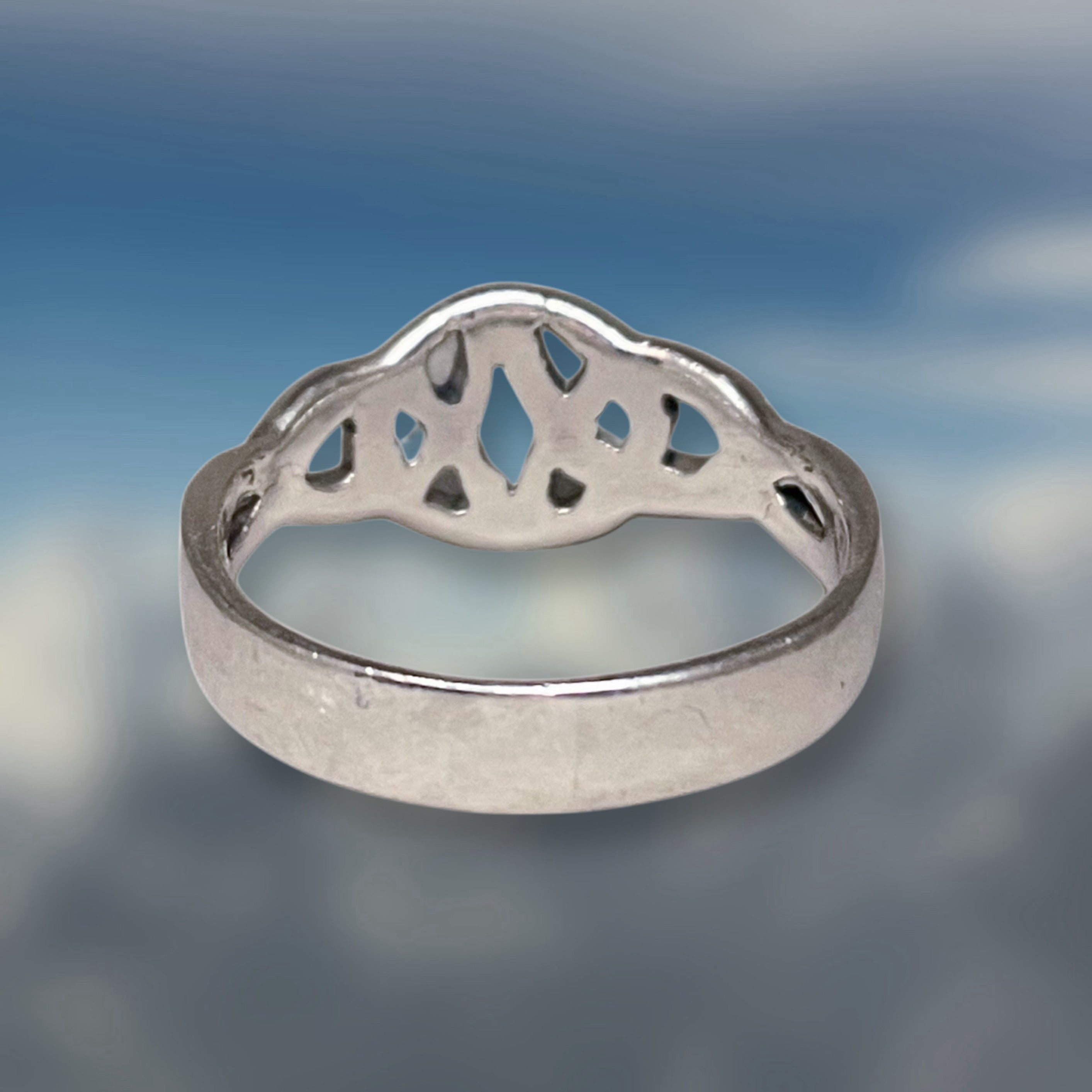 Vintage Celtic Silver Ring 925