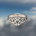 Vintage Celtic Silver Ring 925
